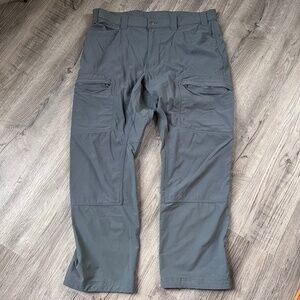 Men's Duluth Alaskan Hardgear Quickhatch Cargo Pants 40x32 blue gray